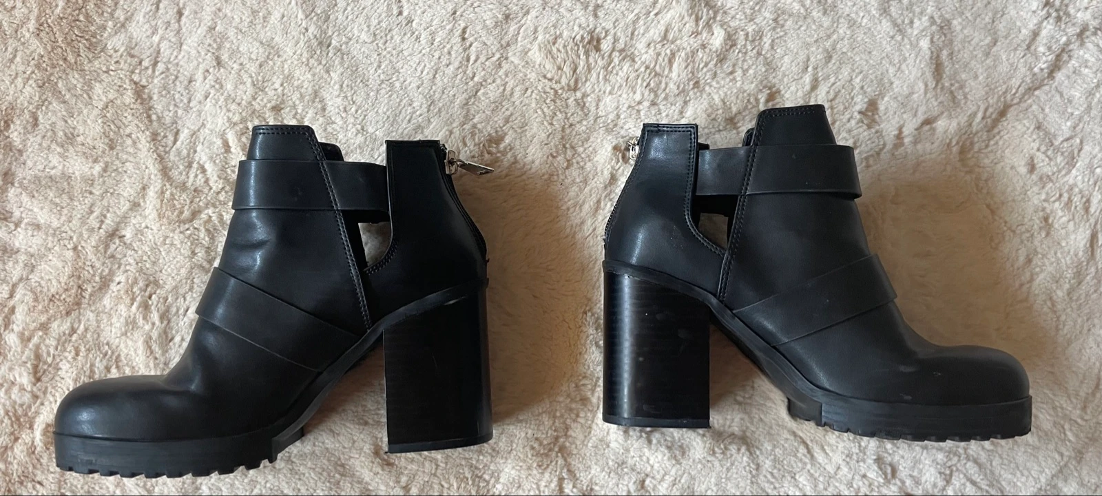 Botinas pretas de salto Pull&Bear – Tamanho 36 – photo 3